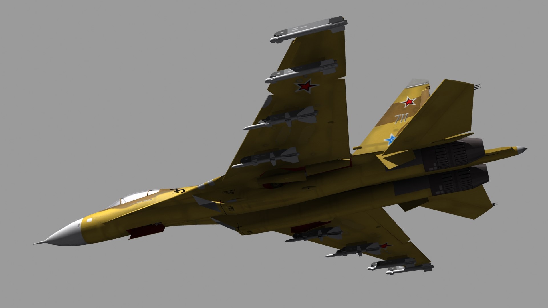 Sukhoi Su-27 3D model https://p.turbosquid.com/ts-thumb/s0/qj2hTD/hi/su270020/jpg/1659362009/1920x1080/fit_q87/cdfafaac58046df4ef7d3d50d4fc15f891c8bf2f/su270020.jpg