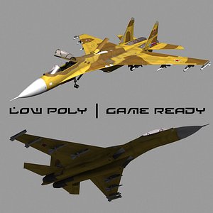 Sukhoi Su-27 3D model