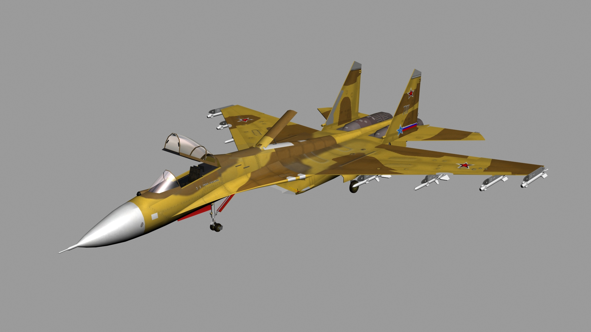 Sukhoi Su-27 3D model https://p.turbosquid.com/ts-thumb/s0/qj2hTD/qN/a/jpg/1659362264/1920x1080/turn_fit_q99/f683bec648a2f2f2e6b7e321462fbf043002374f/a-1.jpg