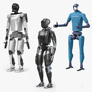3D Humanoid Robots Collection