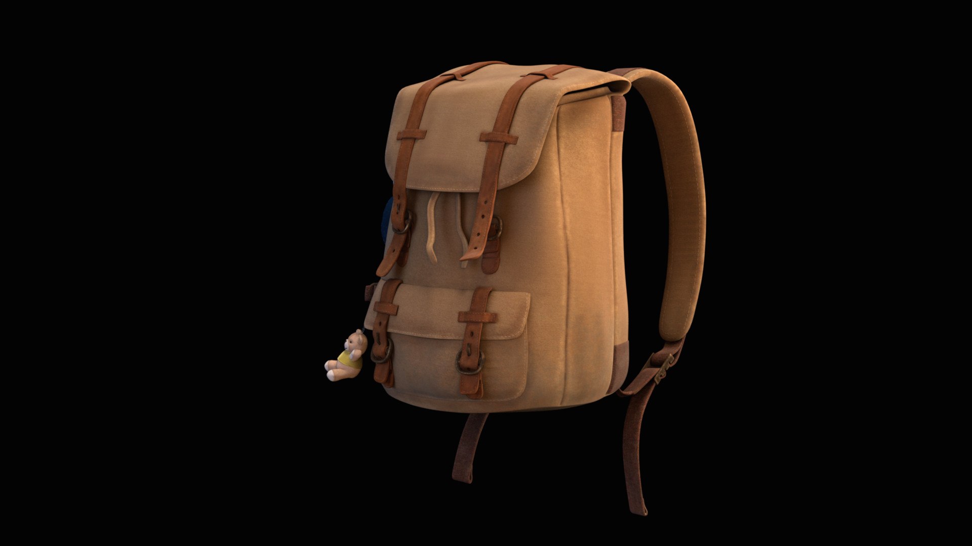 Adventure Backpack Model With Texture 4k 3D Model - TurboSquid 2037301