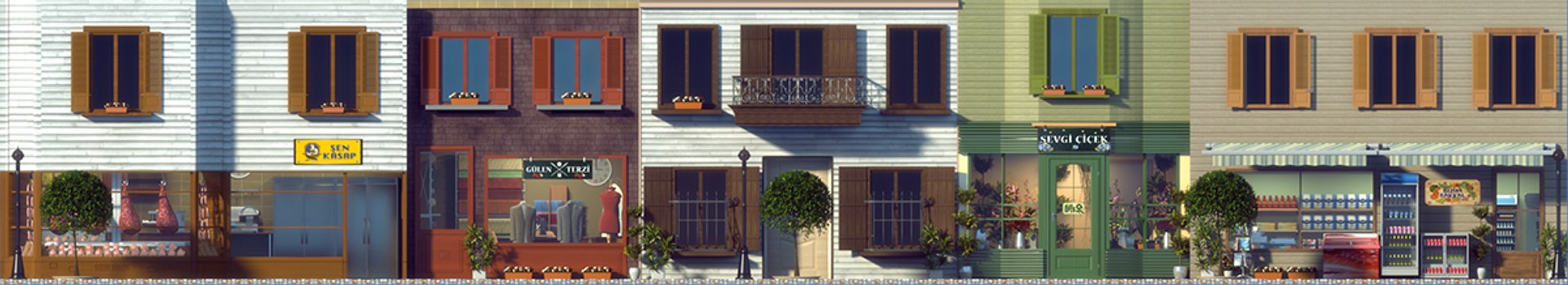 Ma Modelled Street