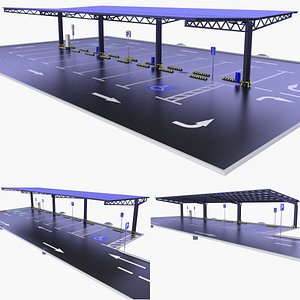 Car Parking Lots and EV SET v4