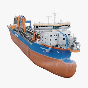 Trailing suction dredgers model