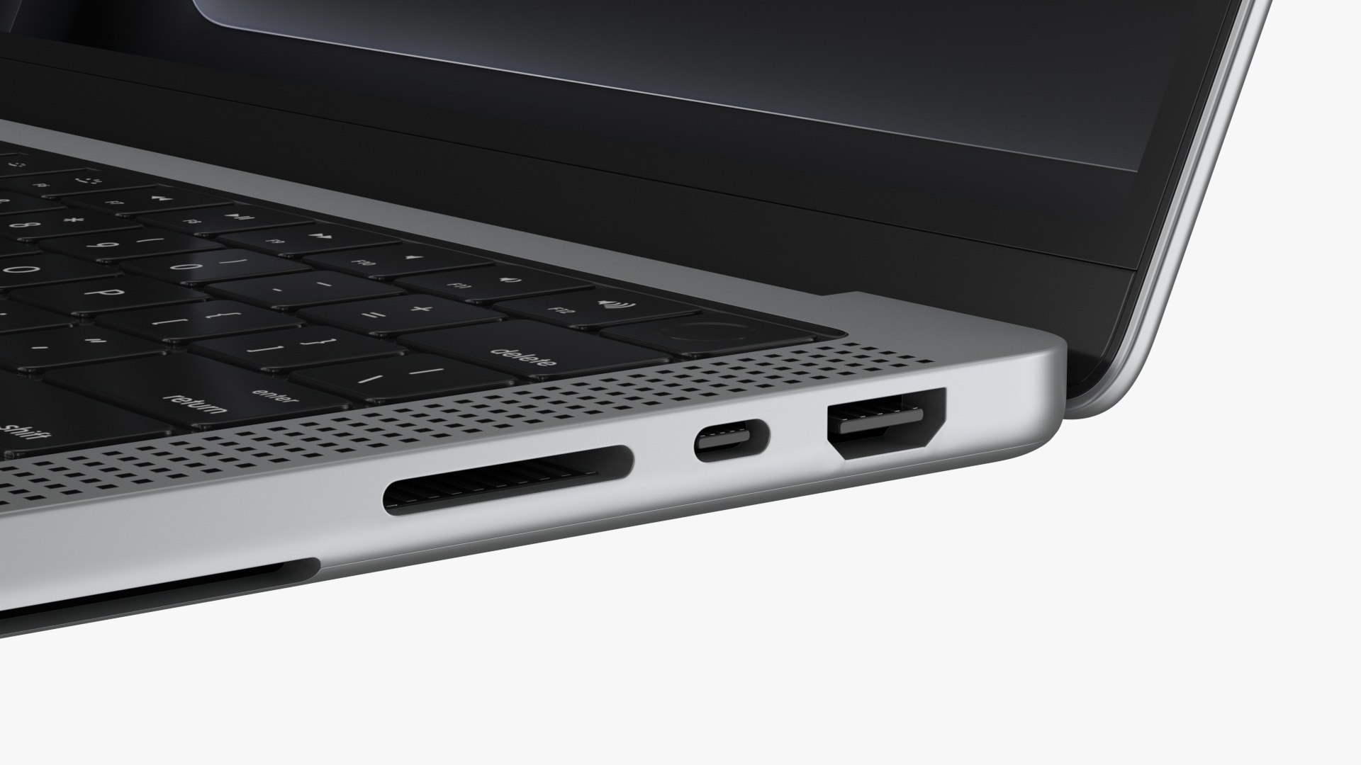 3D Apple MacBook Pro 14-inch M3 Silver model https://p.turbosquid.com/ts-thumb/s1/AkyKxZ/9L/silver13/jpg/1699540975/1920x1080/fit_q87/1437e4a2a00444fd85725c63e373db724875d143/silver13.jpg