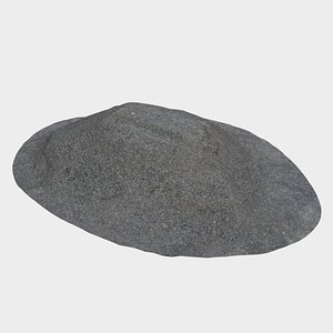 gravel pile 3D model
