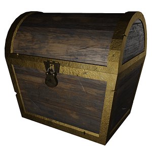 Low poly chest
