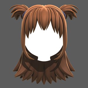 Base Hair for girl V76 3D
