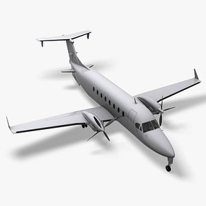 3d realistic passenger aircraft model
