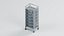 Twenty Rail Bakery Tray Trolley with Sheet Pans and Castors