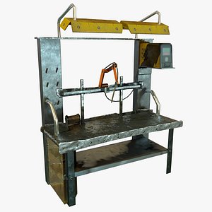 3D model home-made workbench