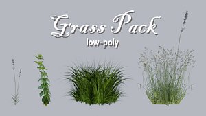 Low-poly Grass Pack