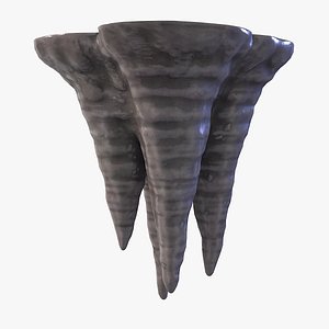 Cave Stalagmites 24 PBR 3D model