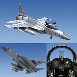 3D model JF-17 Block 2