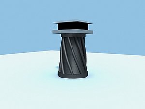 3d model chimney pot