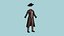 Cowboy Outfit A04 - Character Fashion Design
