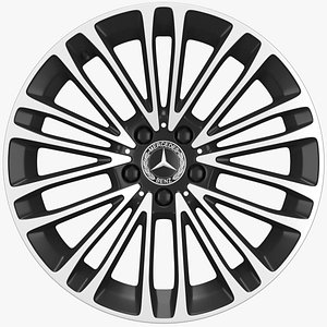 3D mercedes Benz S Class Saloon rim model