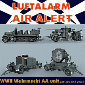 wwii german 3d model