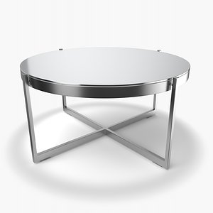 dune coffee table charcoal 3D model