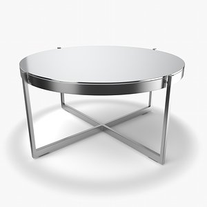 Dune Round Coffee Table with Charcoal Painted Glass