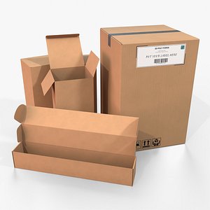 Cardboard Box Collection - Tall and Long Form Mix