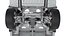 SUV Car Frame Structure with Chassis Rigged