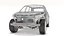 SUV Car Frame Structure with Chassis Rigged