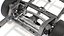SUV Car Frame Structure with Chassis Rigged
