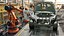 SUV Car Frame Structure with Chassis Rigged