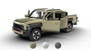 Kia Tasman 2026 HQ 3d model 3D model