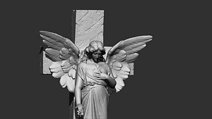 3D Angel Girl 3d print model