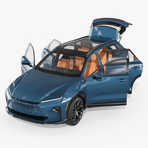 3D 2025 Toyota Crown Signia Hybrid Rigged