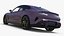 Electric Car Sedan Purple Simplified