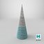 Scandi Christmas Cone Tree Decoration