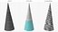 Scandi Christmas Cone Tree Decoration