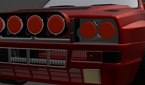 3D model LANCIA 3D model with a large number of polygons