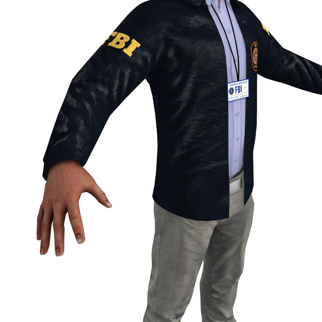 3d fbi agent 2 model