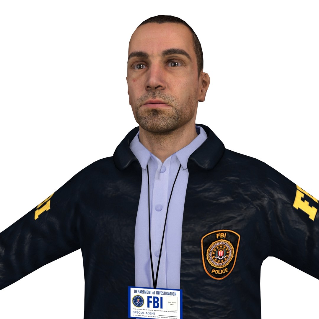 3d fbi agent 2 model