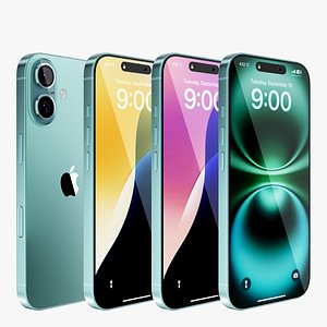 iPhone 16 Teal model