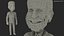 Dessin animé Joe Biden souriant