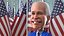Dessin animé Joe Biden souriant