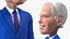 Dessin animé Joe Biden souriant