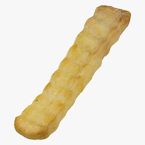 3D Wavy Fry 01 RAW Scan