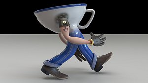 jittery joe 3D model