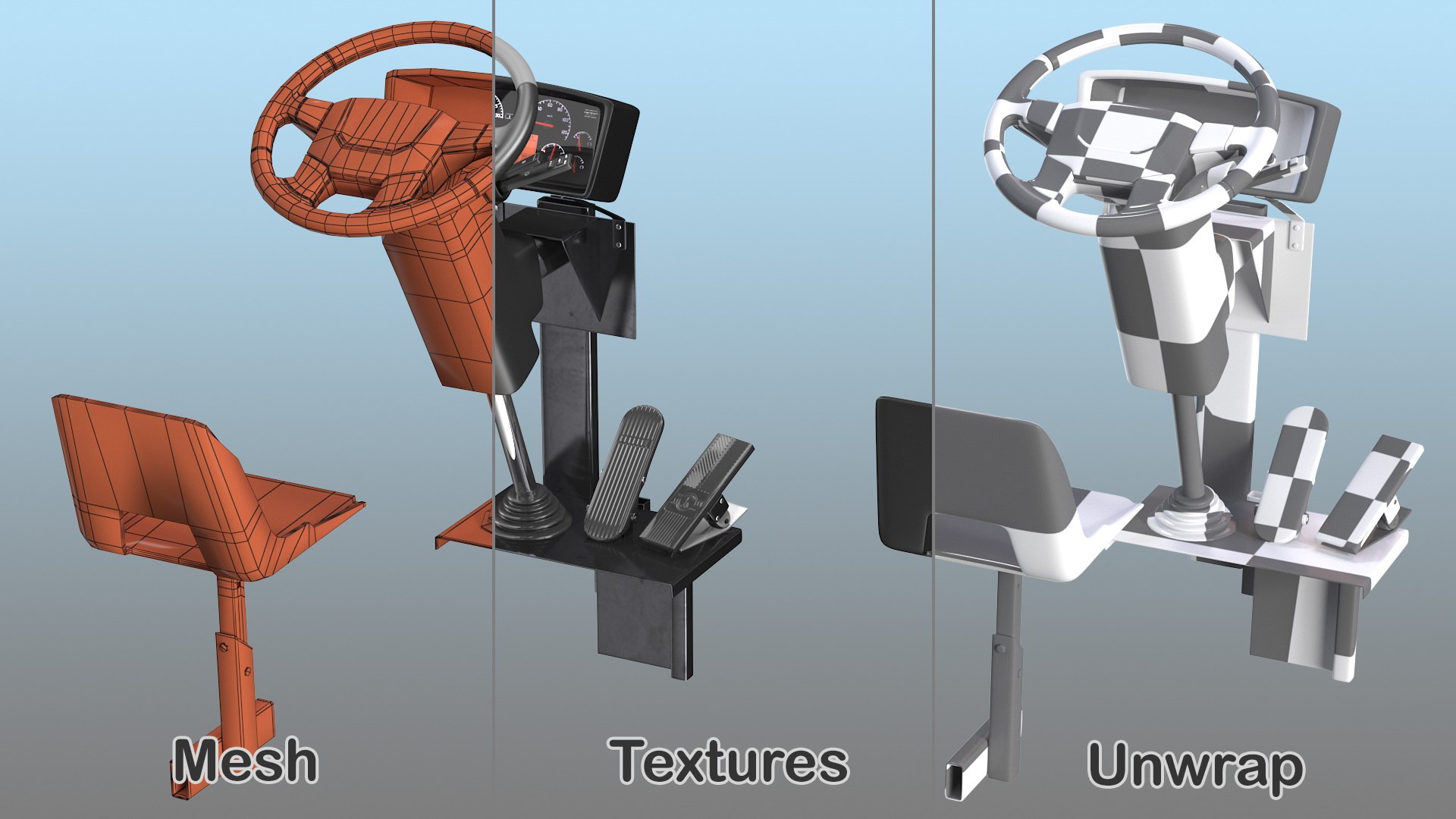 3D bus driver seat https://p.turbosquid.com/ts-thumb/s2/KweOg9/I1dP49GB/emptybusdriverseat3dsmodel012/jpg/1587806909/1920x1080/fit_q87/a6cf6d8ea2a8d6533408be6fda7d6294f3818495/emptybusdriverseat3dsmodel012.jpg