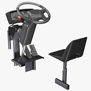 3D bus driver seat