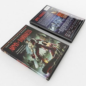 3D dvd case model