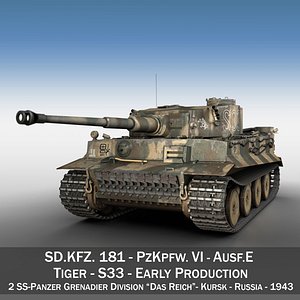 Panzer VI - Tiger - S33 - Early Production