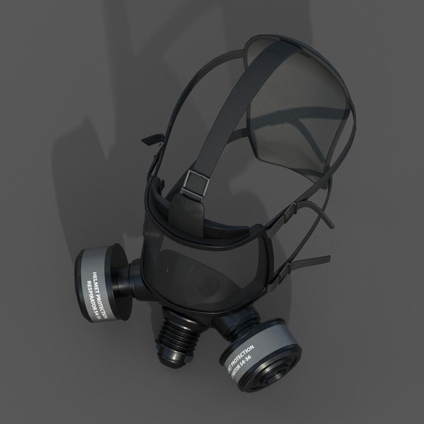 3D gas mask model - TurboSquid 1570820