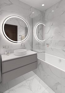 3D model bathroom interior